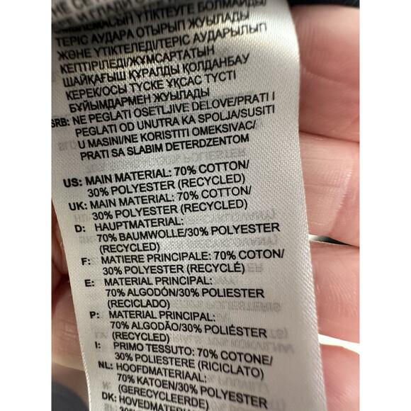 Adidas Hoodie Mens Medium Dame EXTPLY Opponent Advisory Black No Drawstring - Picture 9 of 11